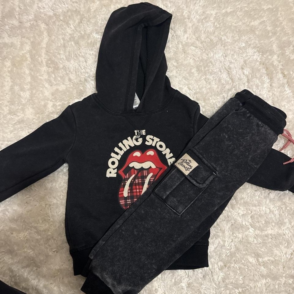 Rolling Stones Toddler Matching Sweatsuit - Picture 2 of 4